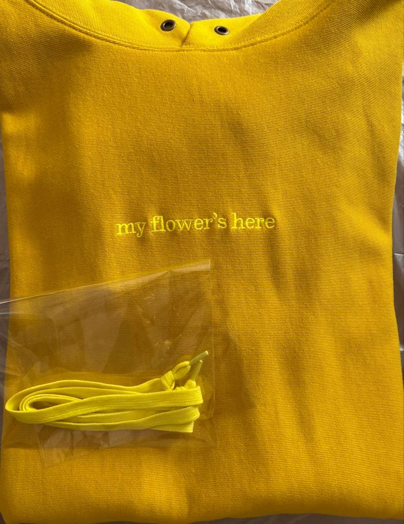 藤井風my flower’s hereフーディ Mサイズ マスタード　パーカー
