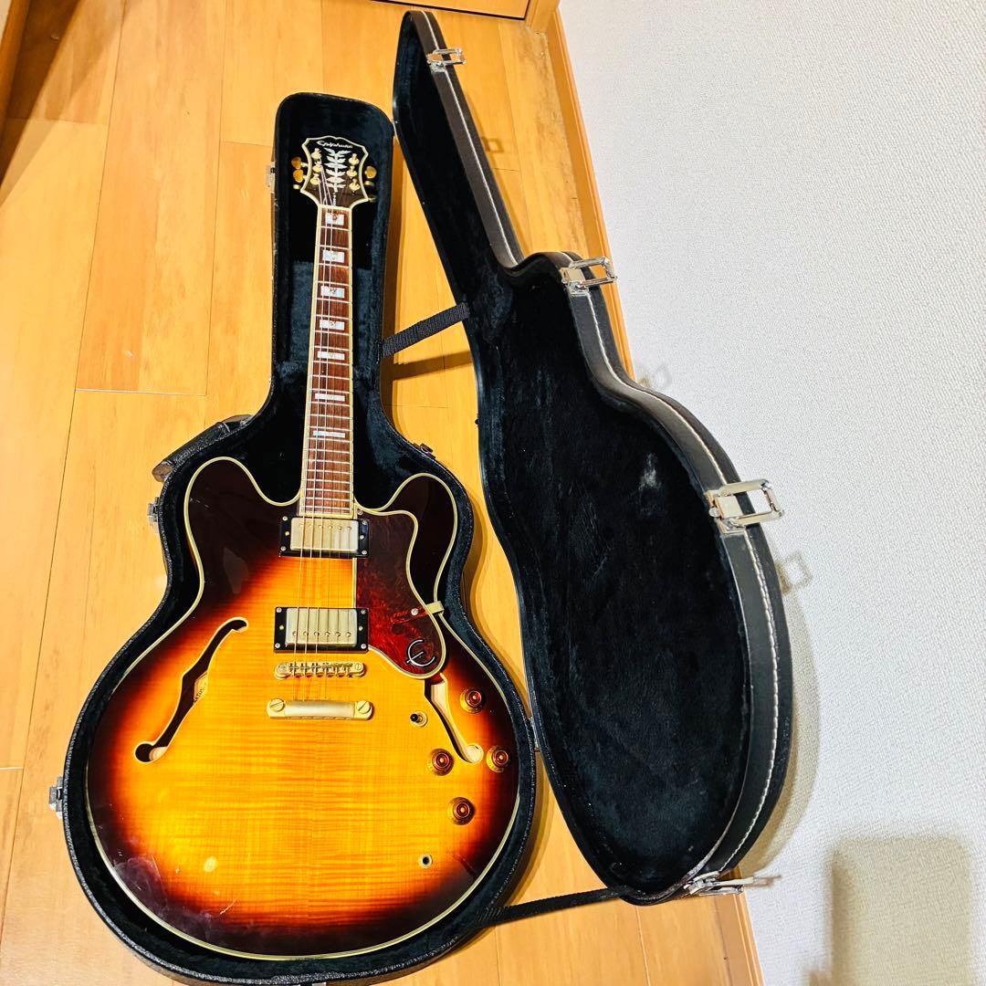 EPIPHONE 【動作確認済】 Sheraton-II セミアコ エレキギター - メルカリ