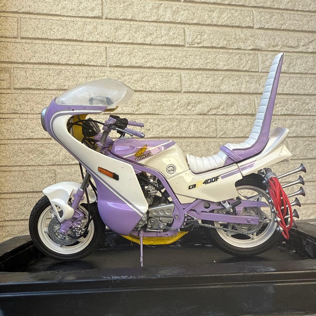 俺のマシン　CBR400F 完成品　当時物　旧車會　暴走族 ロケット　1/12