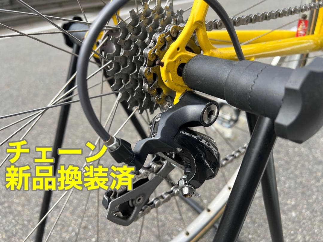 手渡し】Pana Vintage ロードバイク 105と600、HG71新品 - メルカリ