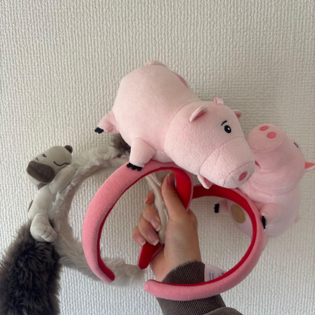 ディズニー ユニバ カチューシャ 3個セット - メルカリ