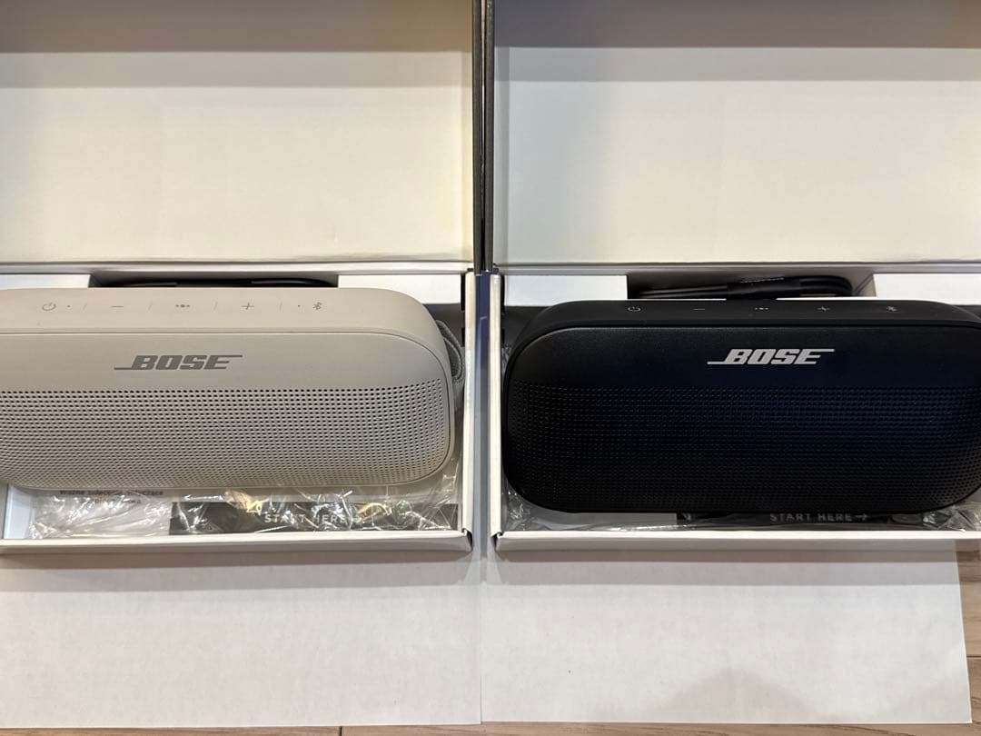BOSE sound LINK flex ワイヤレススピーカー 白、黒2色セット Amazon.co.jp: Bose SoundLink Flex Portable Speaker (第2世代