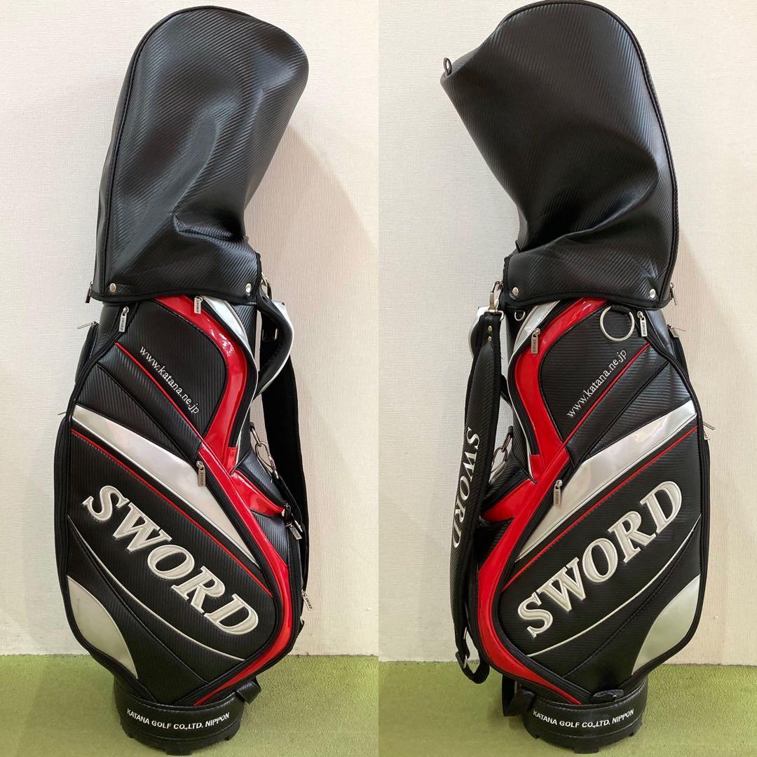 カタナゴルフ】SWORD キャディバッグ ゴルフバッグ - メルカリ