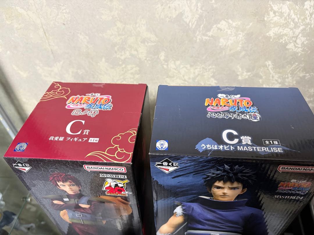 ナルト 一番くじ C賞 我愛羅 & うちはオビト 2体セット