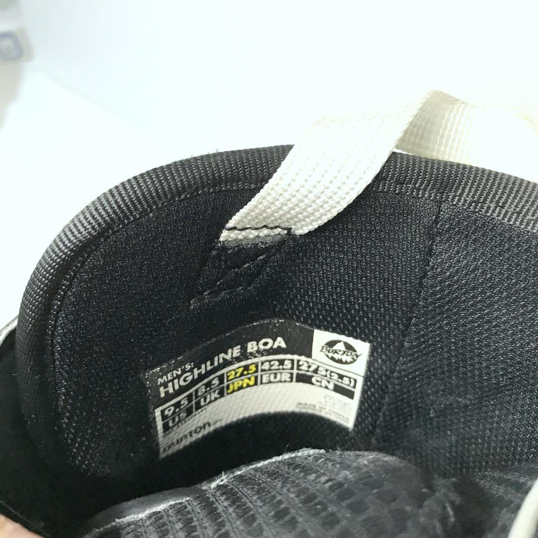 【美品】BURTON HIGHLINE BOA 27.5cm スノーボードブーツ