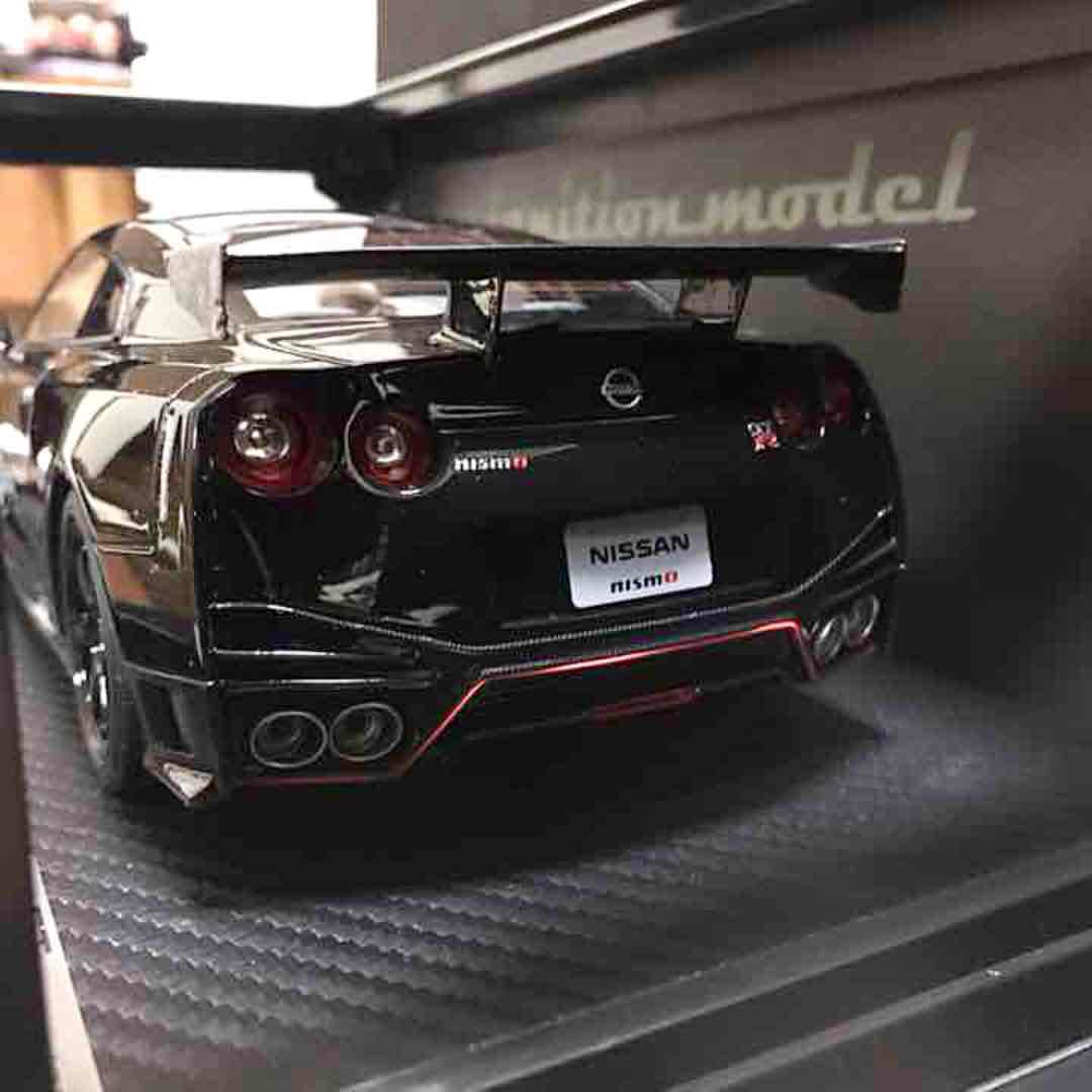 イグニッションモデル 1/18 ミニカー GTR R35 ブラックパール