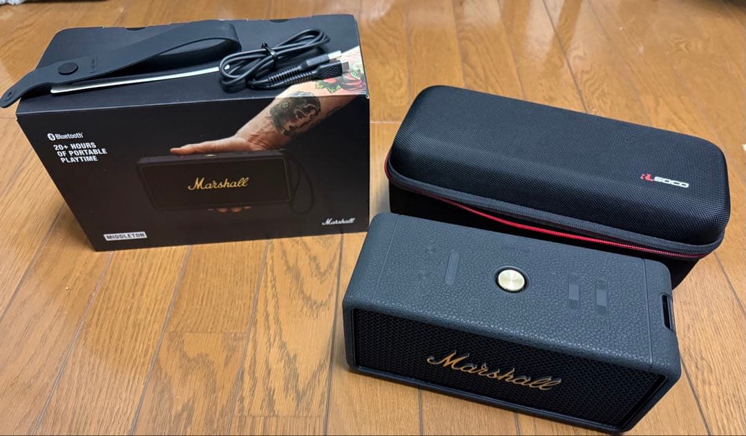【箱付き美品】Marshall Middleton ワイヤレススピーカー 楽天市場】【レビューでプレゼント】MIDDLETON bluetooth スピーカー