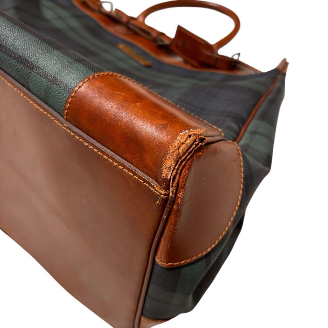 Polo Ralph Lauren チェック柄ボストンバッグ 大容量 - メルカリ