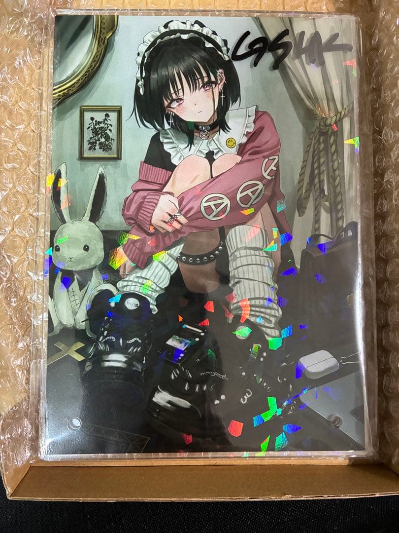 儀式 ウェブポン レア賞 直筆サイン入りホログラムアクリルプレート