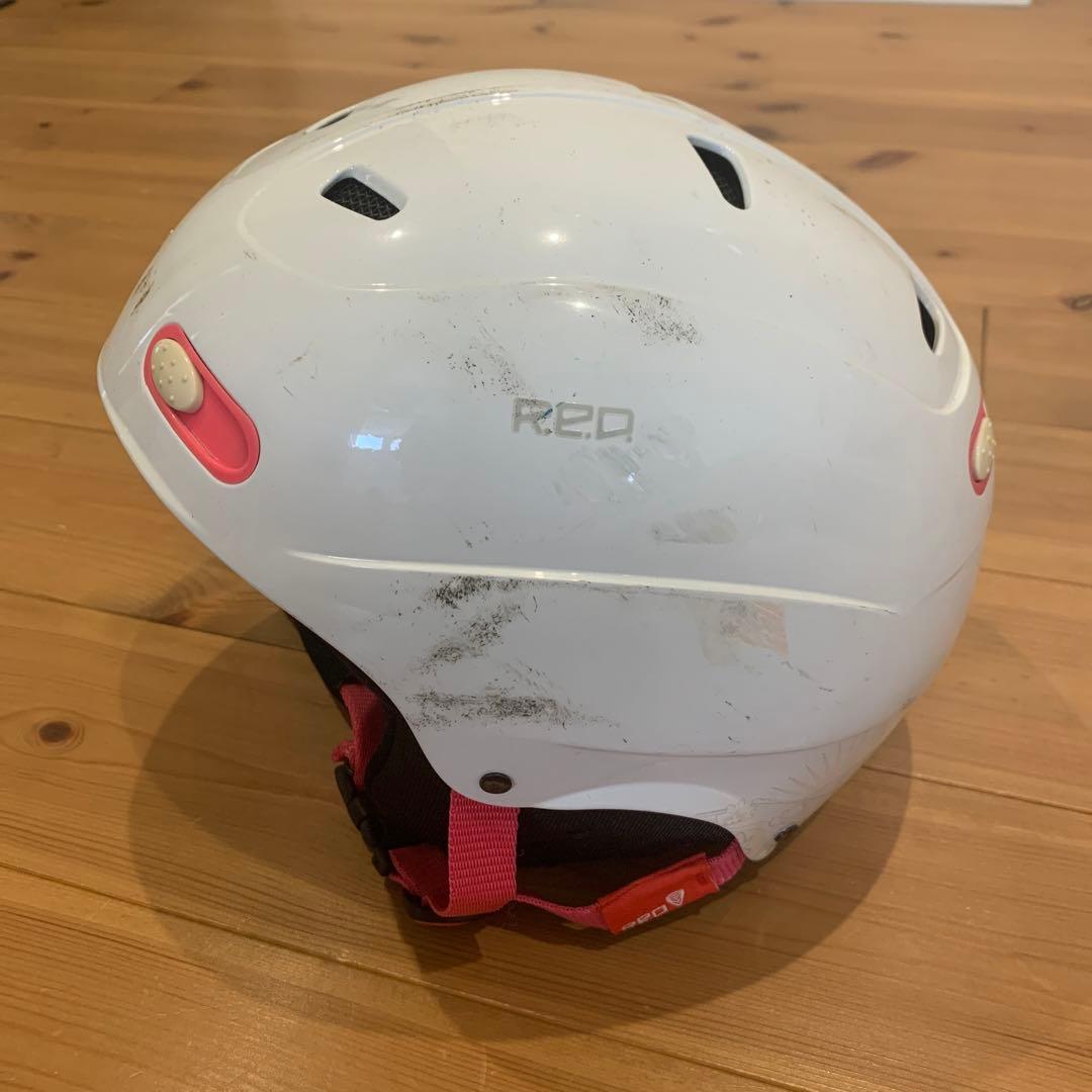 ヘルメット スノーボード スキー ホワイト 白 ピンク 雪山 スキー