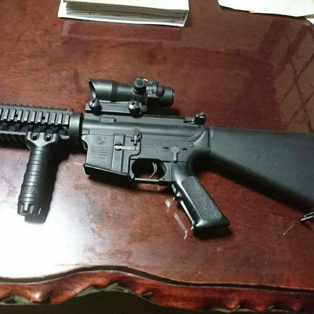 マルイ電動ガンM4HC内部カスタム ストックカスタム M4カーボンストックパイプ(東京マルイ電動ガン スタンダードタイプ