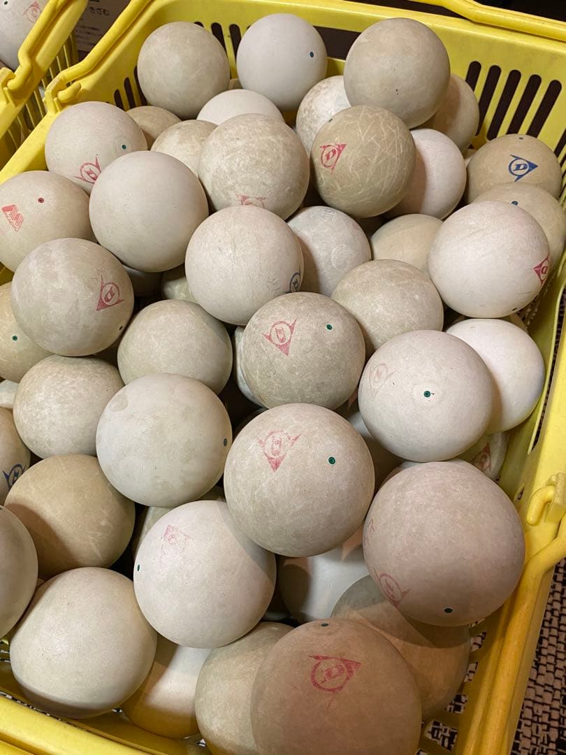 【中古】ソフトテニスボール130球／カゴ付き② ナガセケンコー】ケンコーソフトテニスボールかご入りセット(120球入り