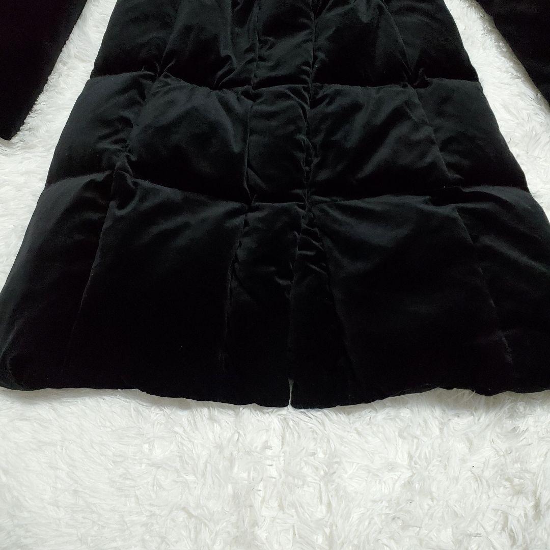 美品✨トゥービーシック ダウンコート ベロア 袖フレア 女優襟 Yuki様