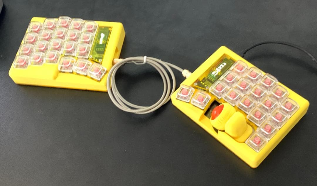 Keyball39用 ガスケットマウントケース（イエロー） - メルカリ