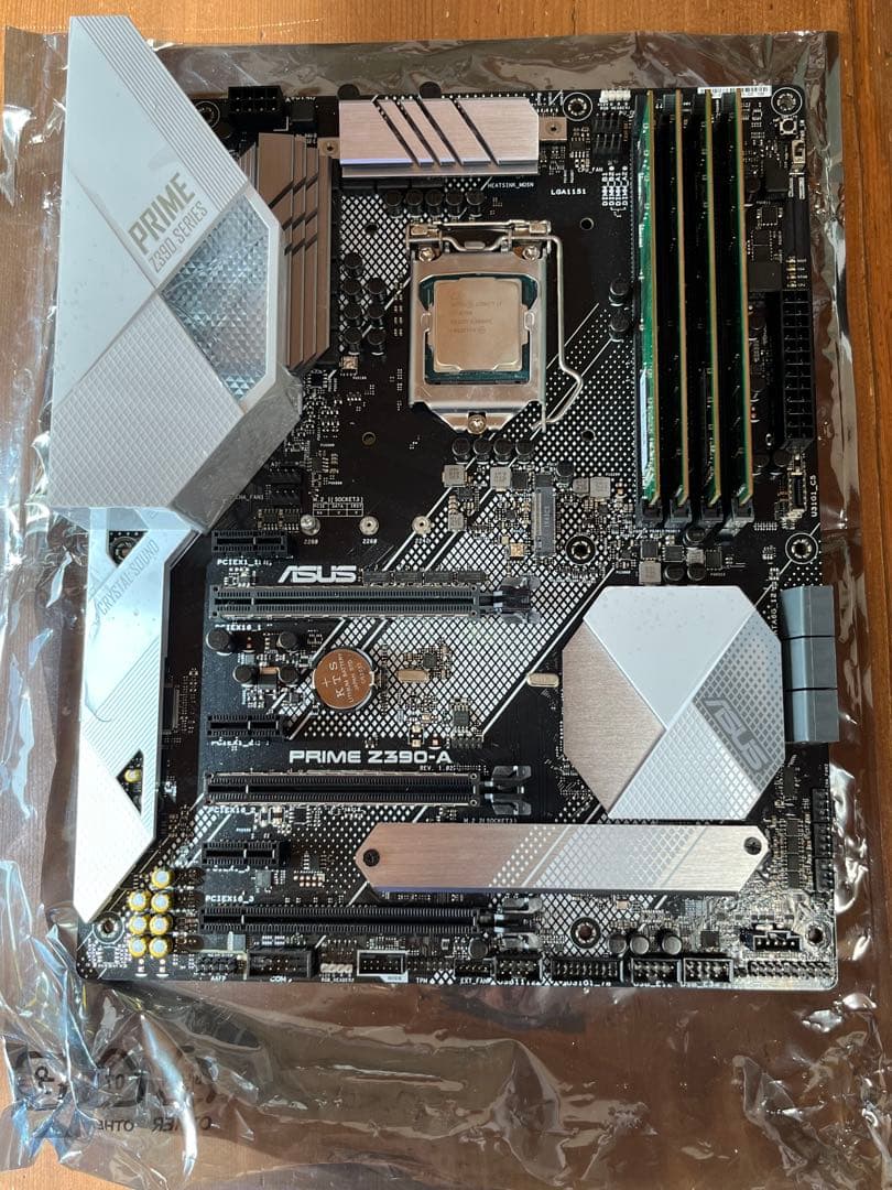 Core i7 8700 マザーボードZ390-A メモリー24GBセット