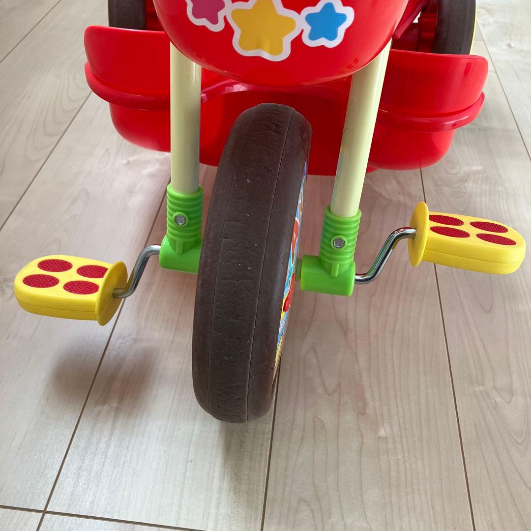 それいけ！ アンパンマン デラックス 三輪車 赤