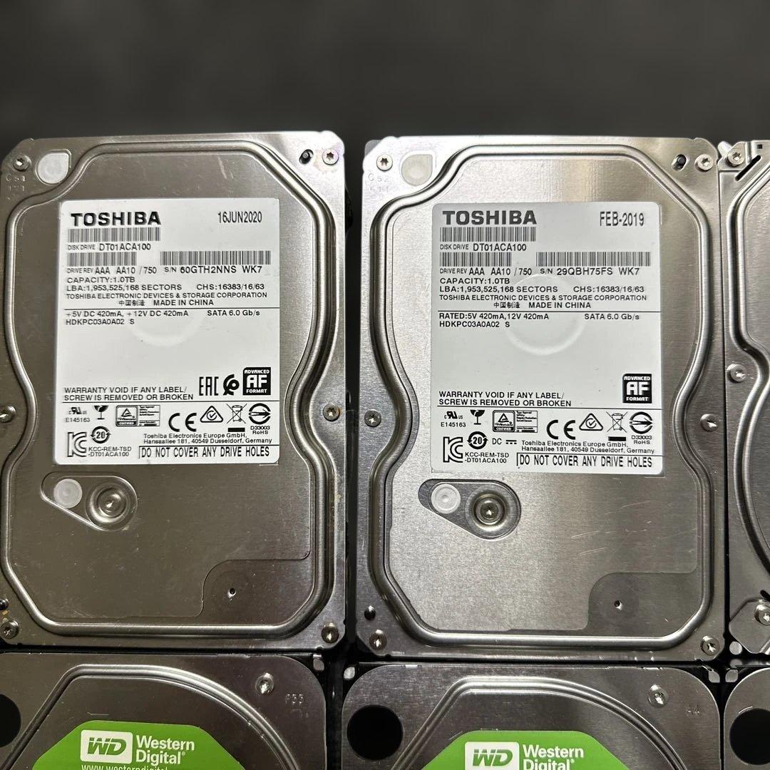 12点セット【ジャンク】3.5インチHDD/3TB*5+1TB *7 - メルカリ