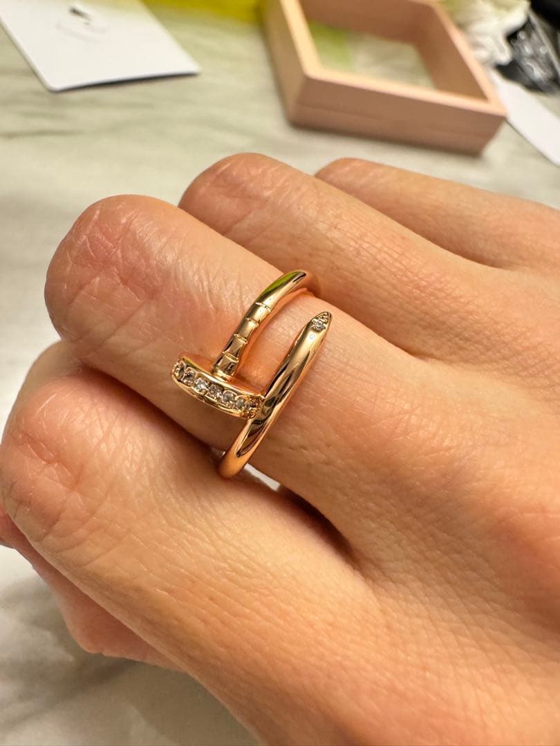 ジュストアンクルーリング 楽天市場】（新品仕上げ済）カルティエ CARTIER ジュスト アンクル