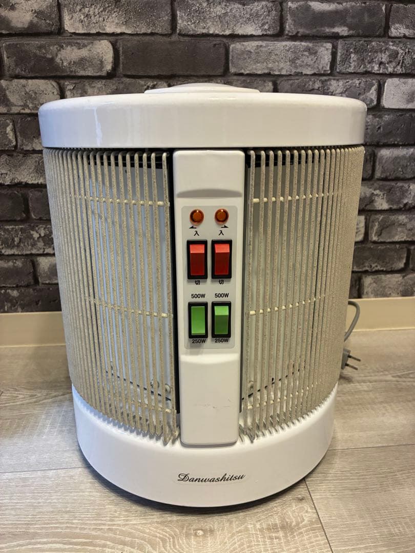 夢暖望　アールシーエス(RCS) 暖話室1000型 (ホワイト) 電気ヒーター 全方位遠赤外線パネルヒーター 暖話室1000型 ダストカバー・保湿