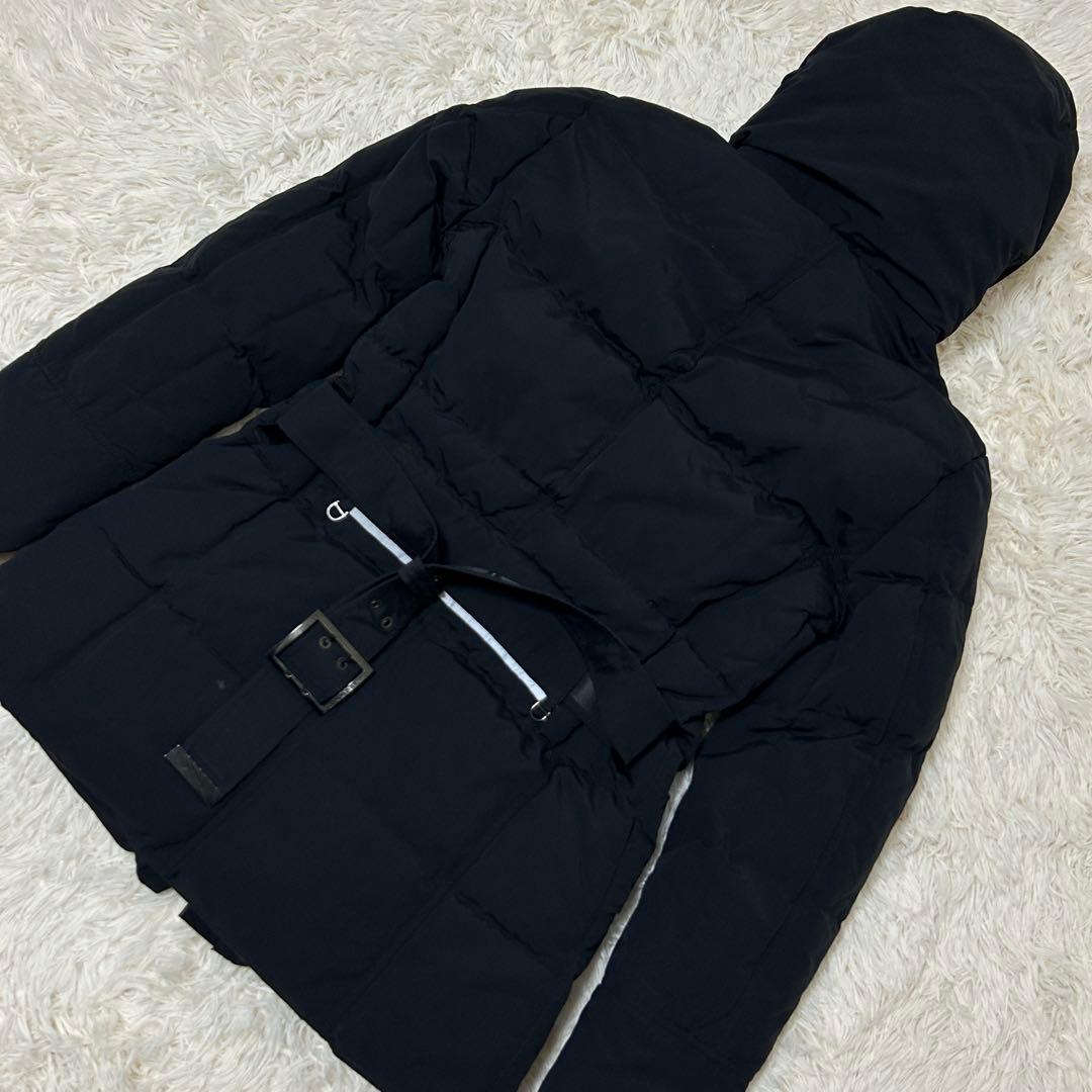 ピューテリー PEUTEREY ブルゾン ジャンパー 中綿 フード ブラック S