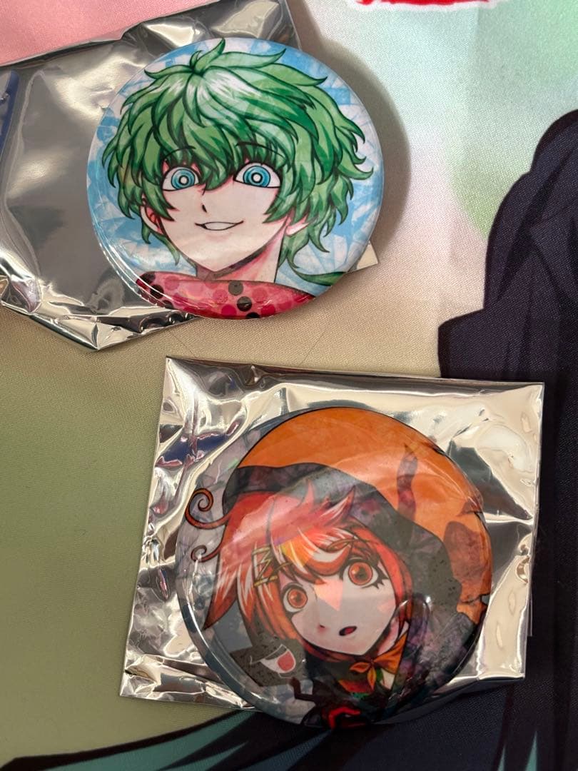 キミガシネ ミドリ ノエル 缶バッジ 2個セット - メルカリ