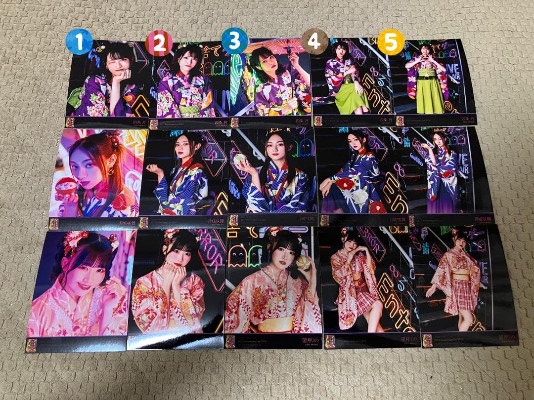 ナナニジ　anniversary live 2024 　踊り子衣装ブロマイド