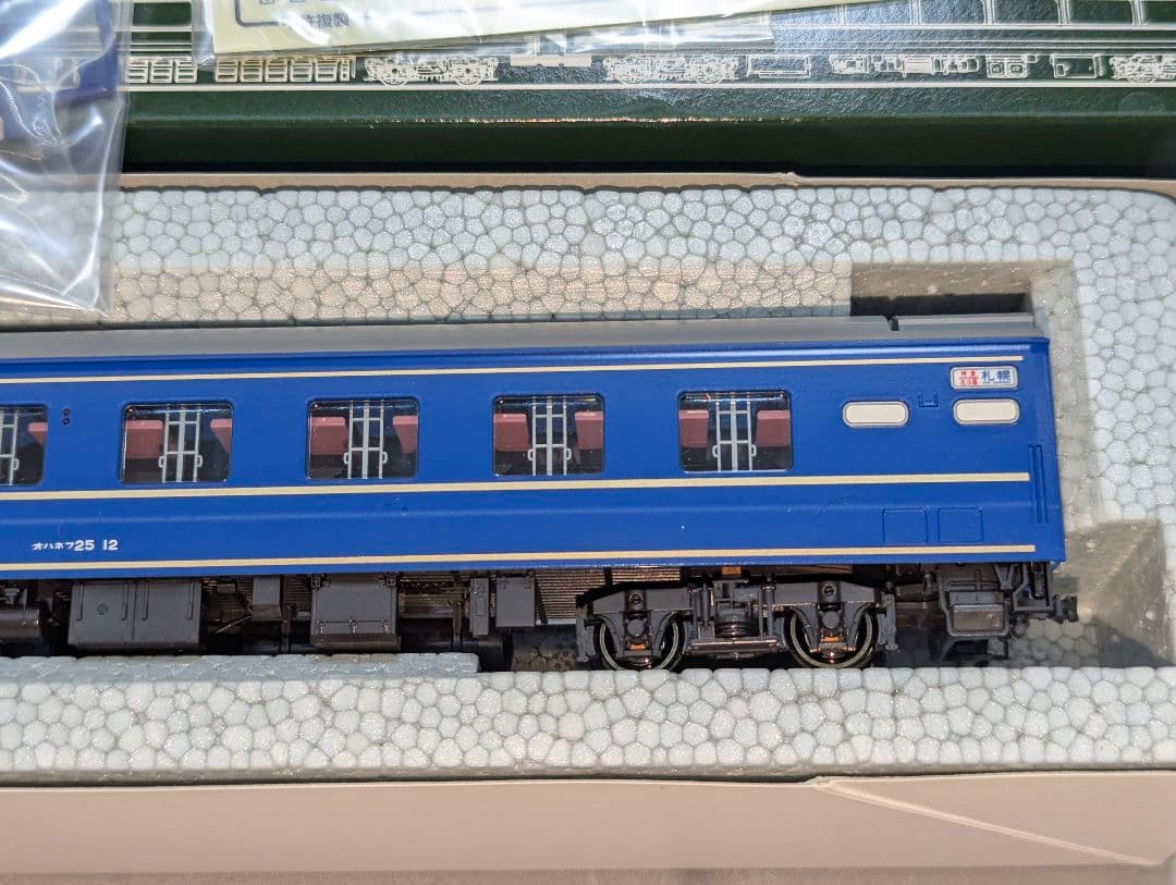 KATO　オハネフ２５ 増結用　寝台特急『北斗星』　【1-567】　HOゲージ