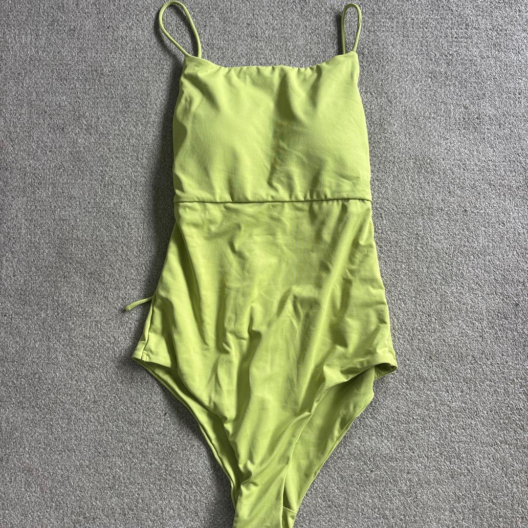 ライムグリーン ワンピース水着 アリーナ arena 【タフスーツ】トレーニングワンピース（オープン