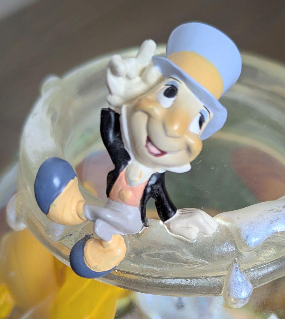 希少 ディズニー ピノキオ スノードーム オルゴール