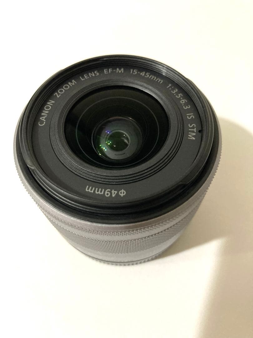 キヤノン EF-M15-45mm F3.5-6.3 IS STM シルバー