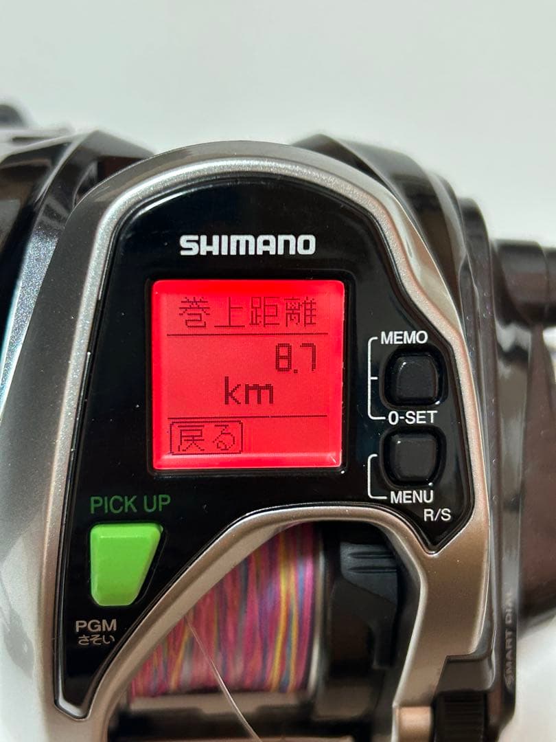 シマノ フォースマスター800 夢屋ハンドルノブ 巻上8.7㎞ 通電時間55