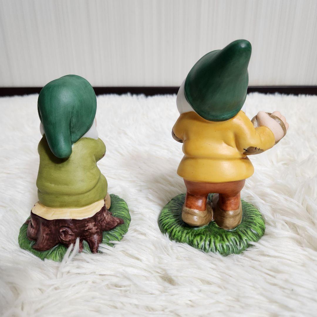 【極美品！最安値】白雪姫と七人のこびと 加藤工芸　ガーデンフィギュア　８体セット