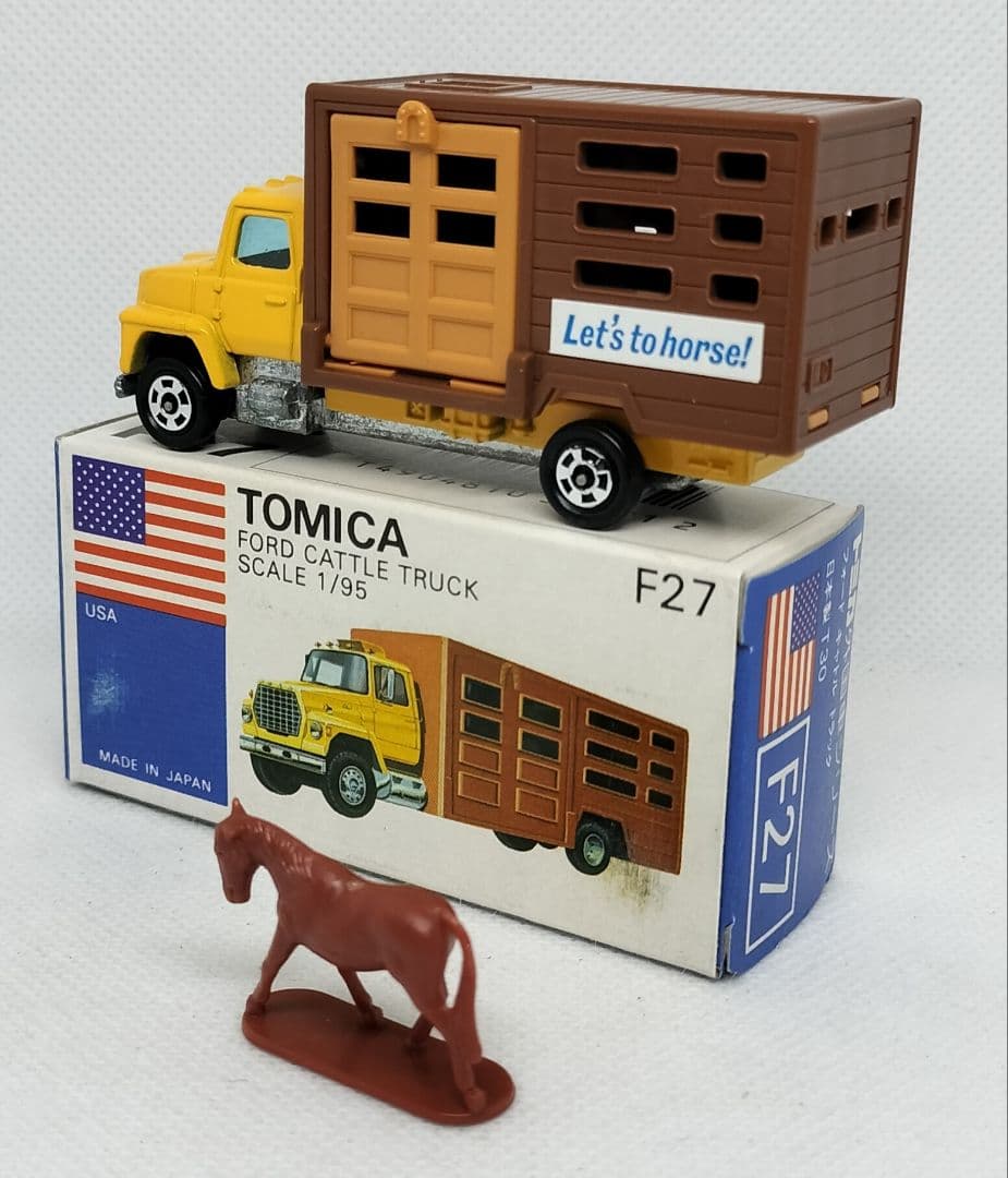 ⚠️入手困難《青箱トミカF27-2-2》フォードキャトルトラック 未使用美品