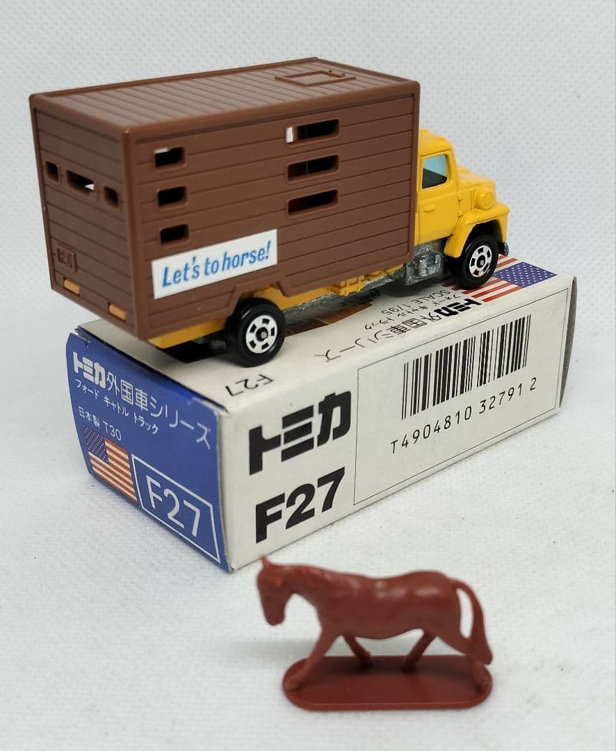 ⚠️入手困難《青箱トミカF27-2-2》フォードキャトルトラック 未使用美品