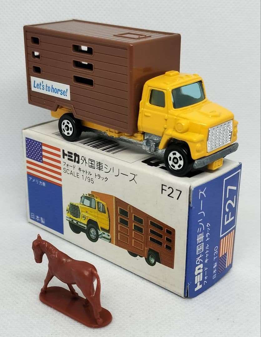 ⚠️入手困難《青箱トミカF27-2-2》フォードキャトルトラック 未使用美品