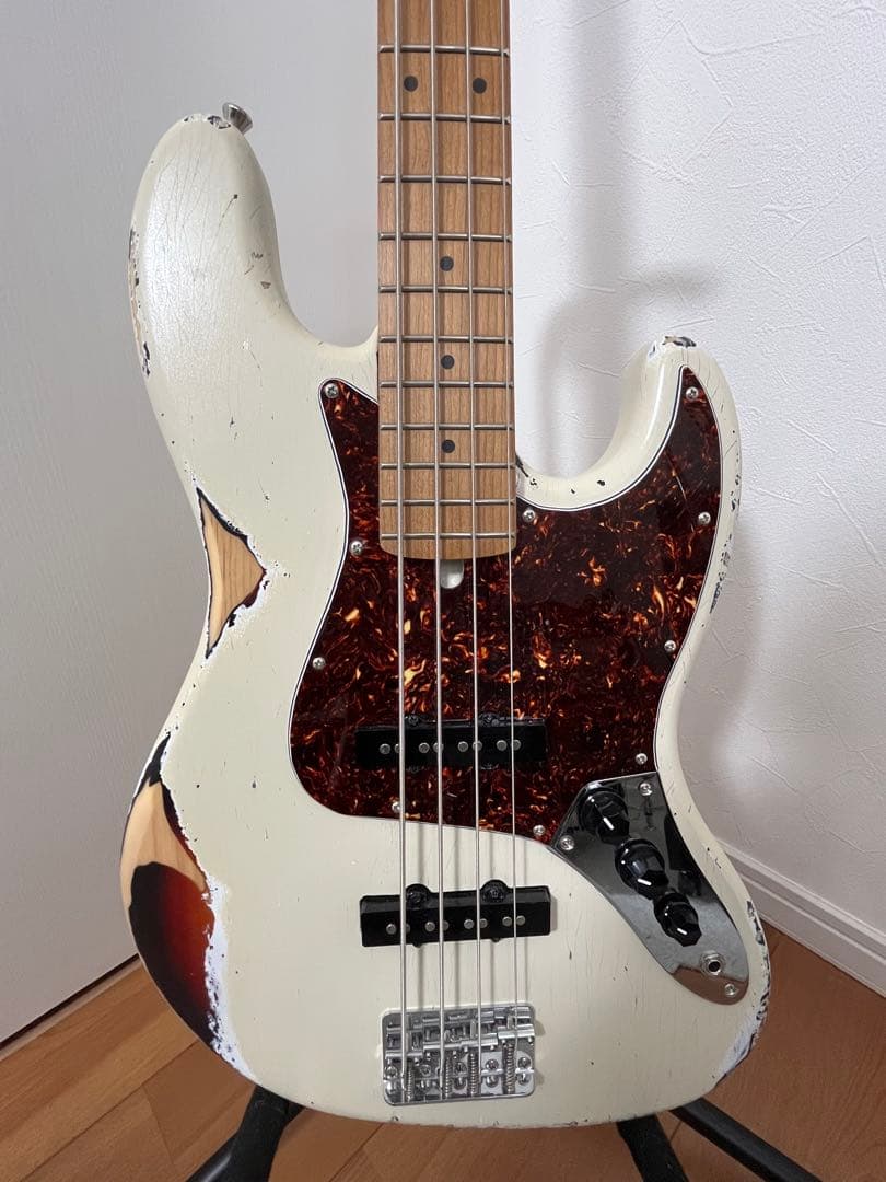 値下げ】マルチレイヤー4弦ジャズベース レリック加工 - メルカリ