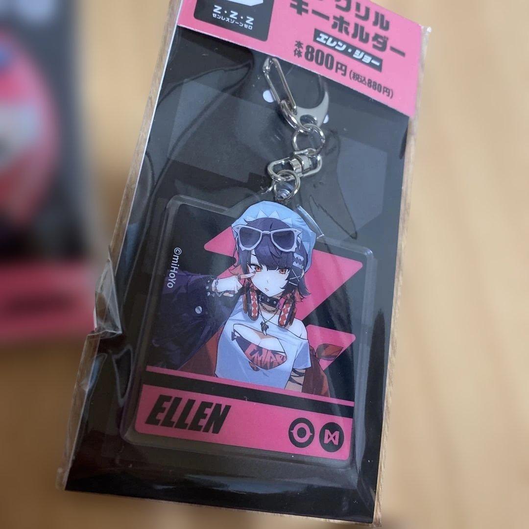 4点 エレン ジョー ファミマ限定 ゼンゼロ アクスタアクキー缶バッジ