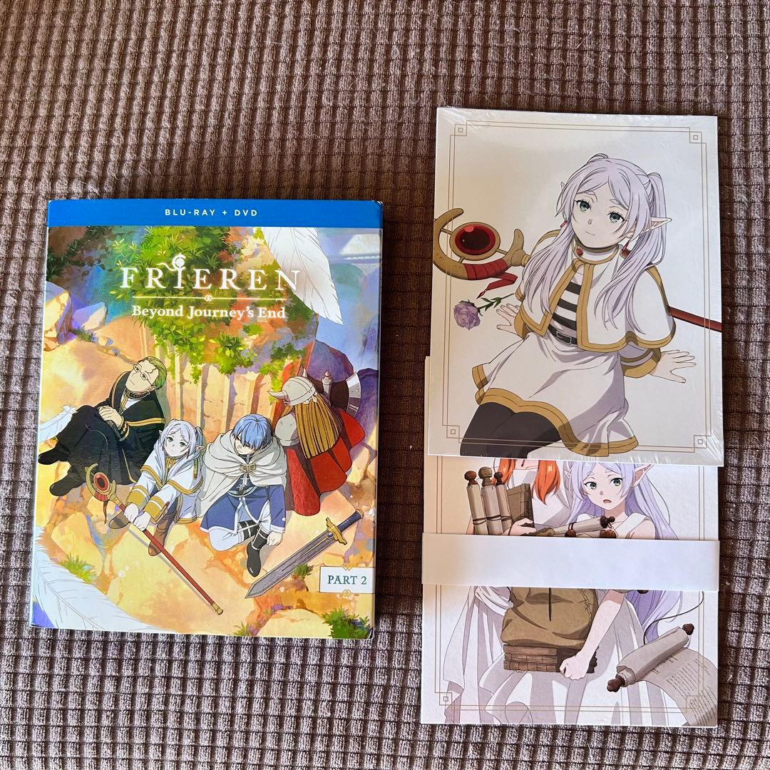北米版 葬送のフリーレン DVD 第1期 全28話 カード数枚付 北米版【葬送のフリーレン】第1期 DVD 5枚組 全28話 Part1& Part2