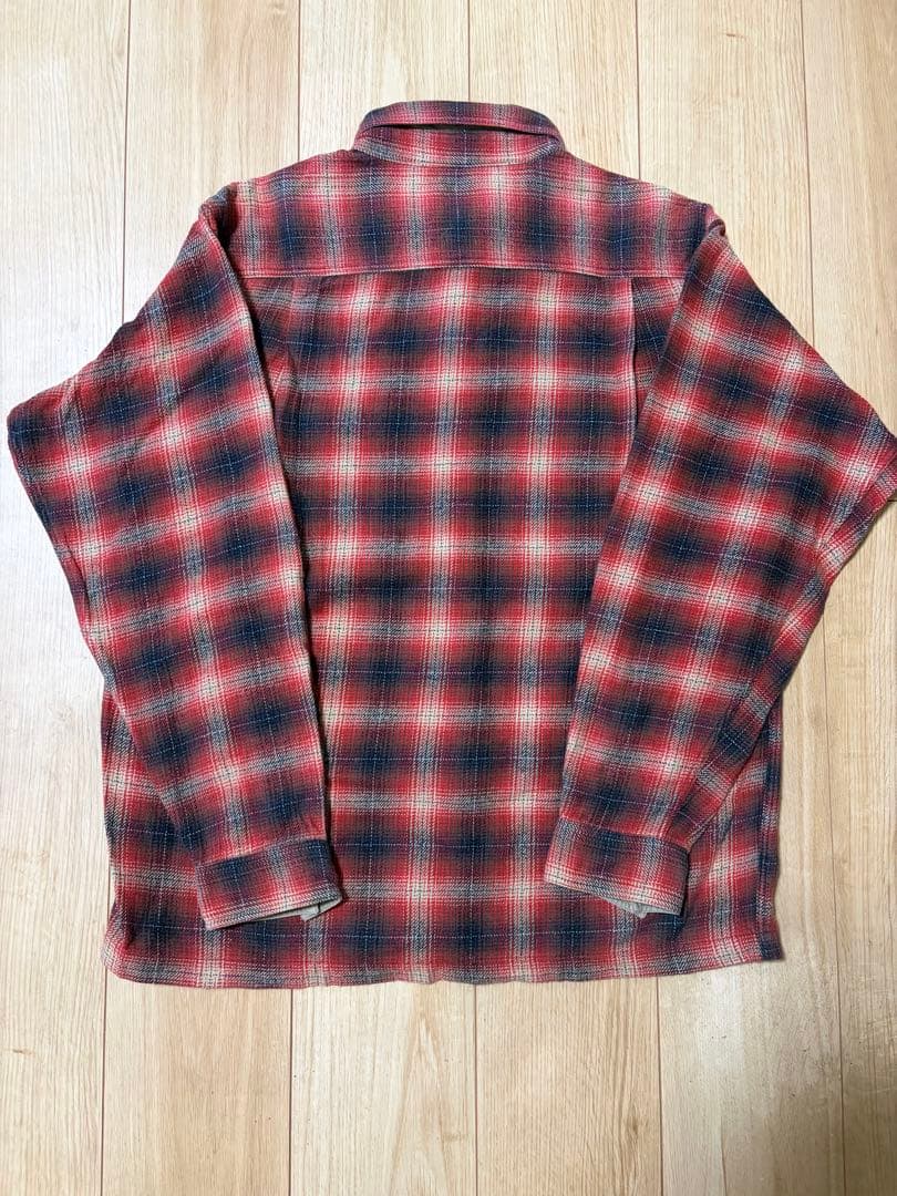 パタゴニア オンブレ シャドー 04年 オーガニックコットン ネルシャツ