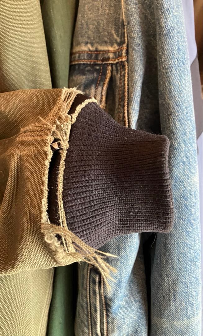 希少 星タグ カーハート アクティブジャケット モスグリーン carhartt