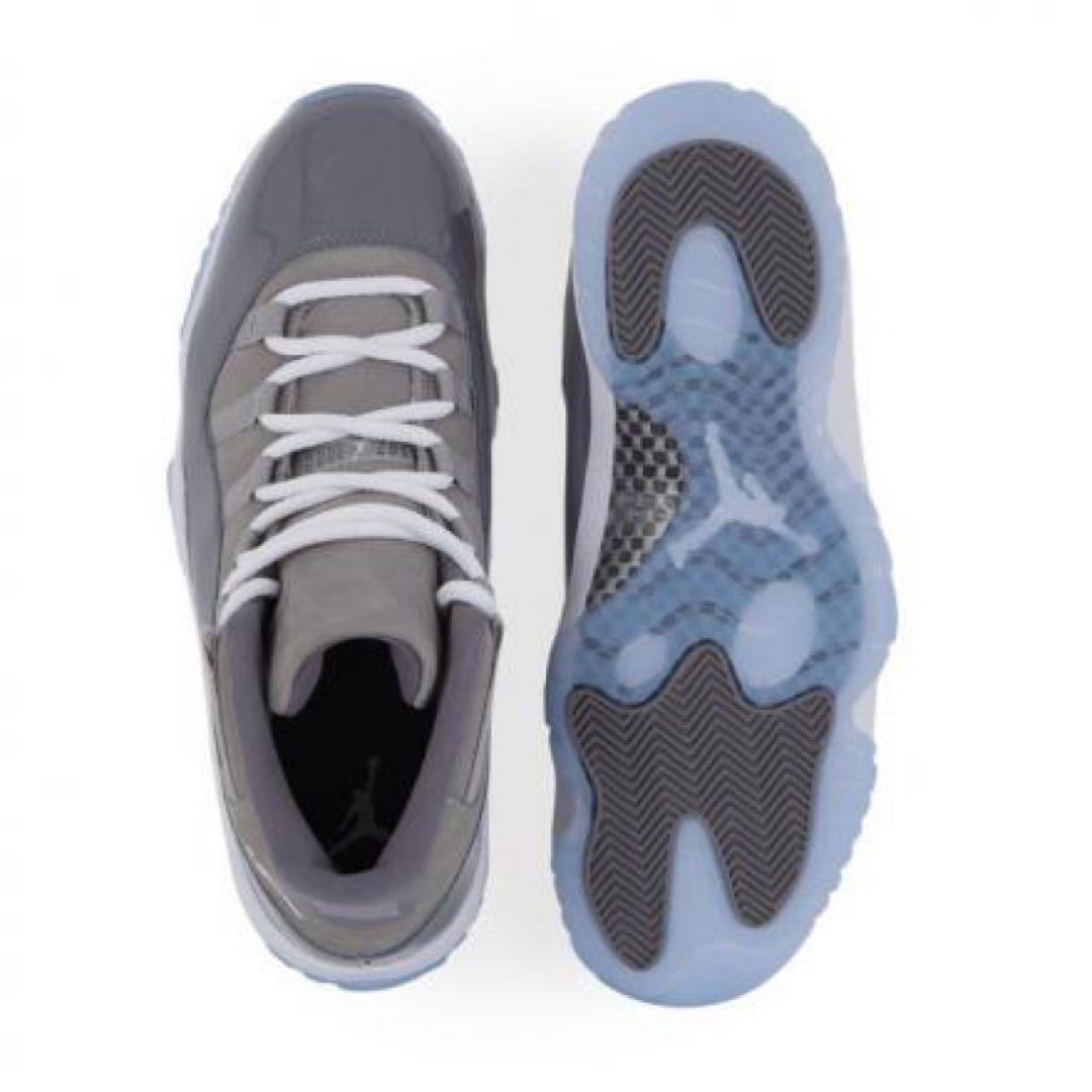 新品 未試着 エアジョーダン 11 グレー ハイカット 27.5cm