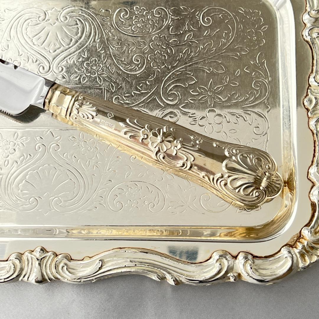 Harrison Brothers】【純銀ハンドル】キングス サーバーナイフ - メルカリ