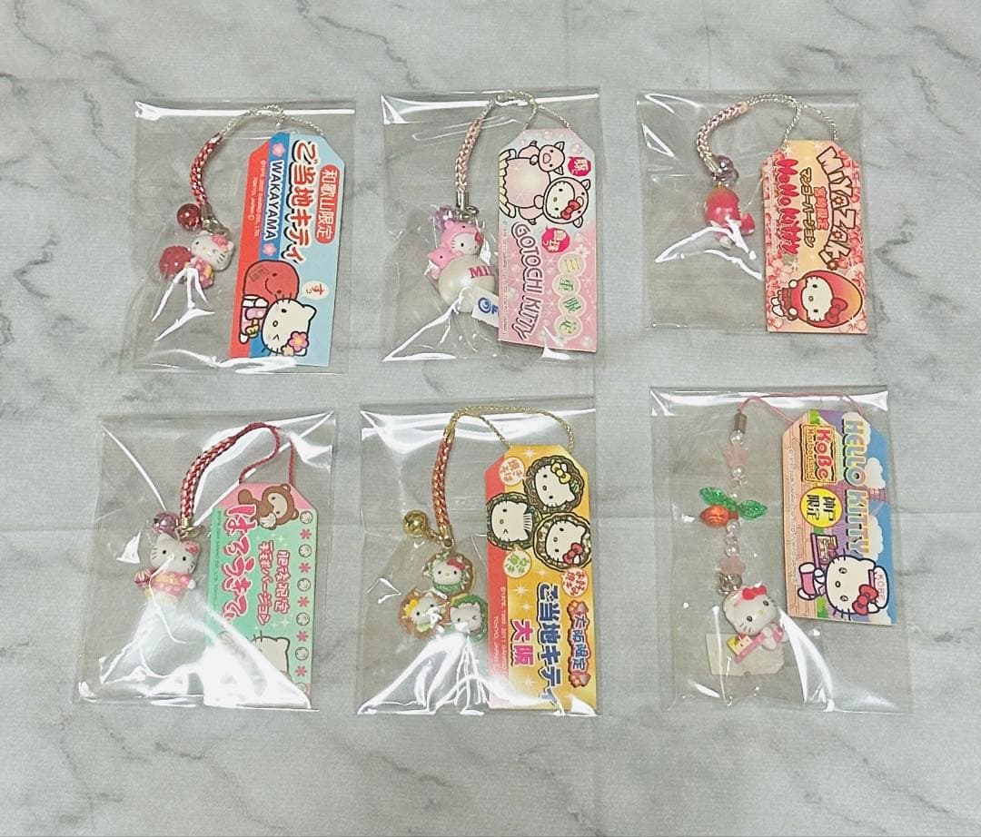 ハローキティ ご当地根付ストラップ 160個