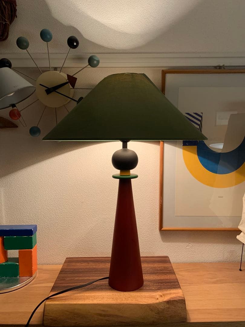 レア Oliver Villatte テーブルランプ ポストモダン 1980s - メルカリ