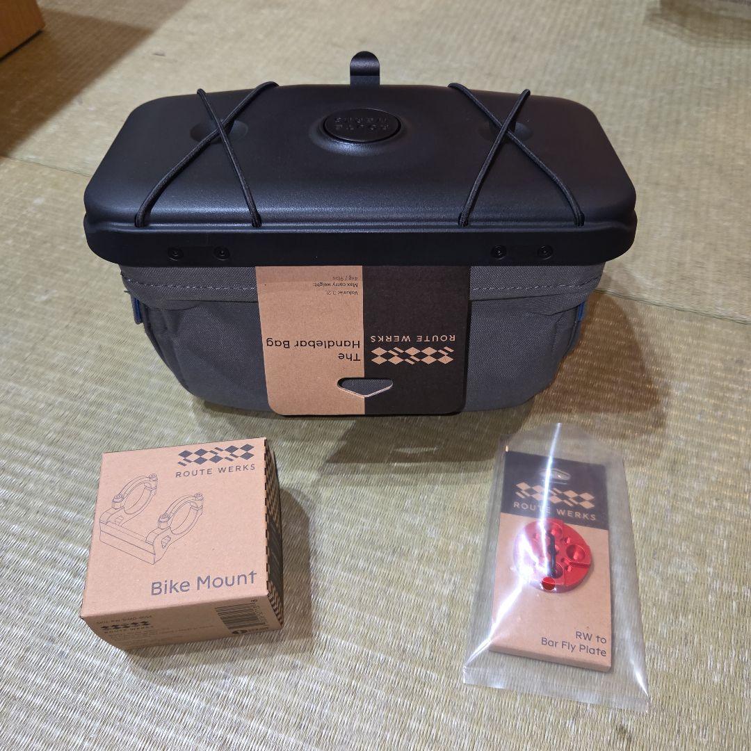 新品 ルートワークス/The Handlebar Bag ハンドルバーバッグ ルートワークス The Handlebar Bag 扱いやすさが際立つボックス形状の