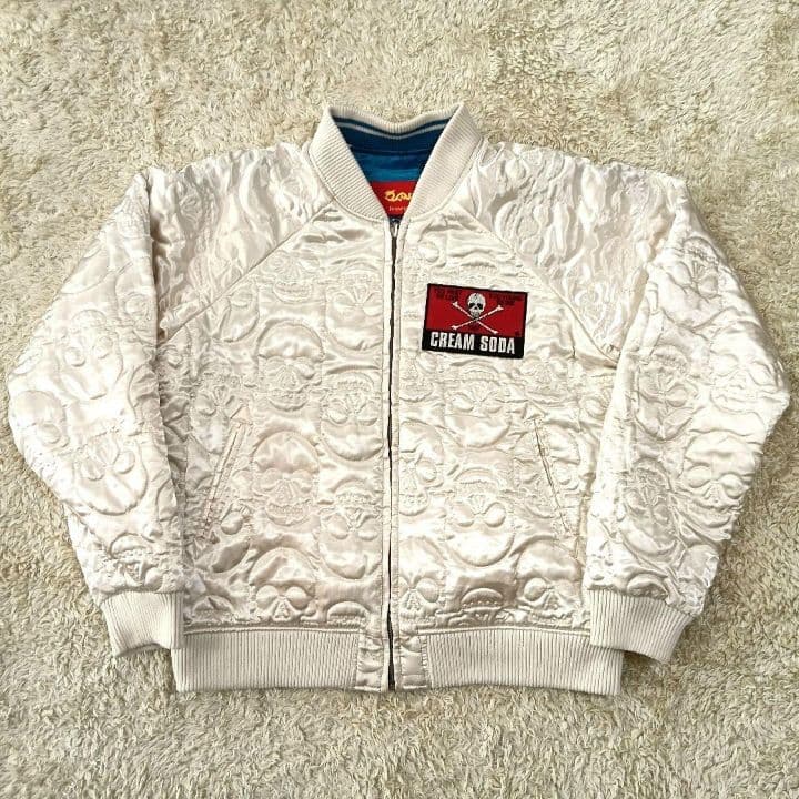 2117【美品】CREAM SODA スカジャン リバーシブル トラ M - メルカリ