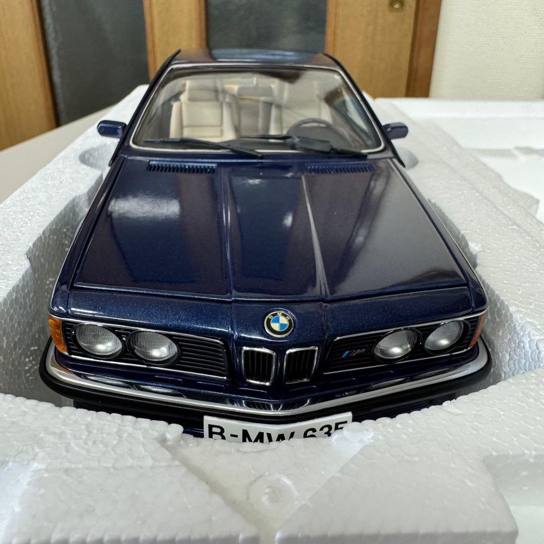 【新品】オートアート BMW M 635 CSi 紺メタ　1/18
