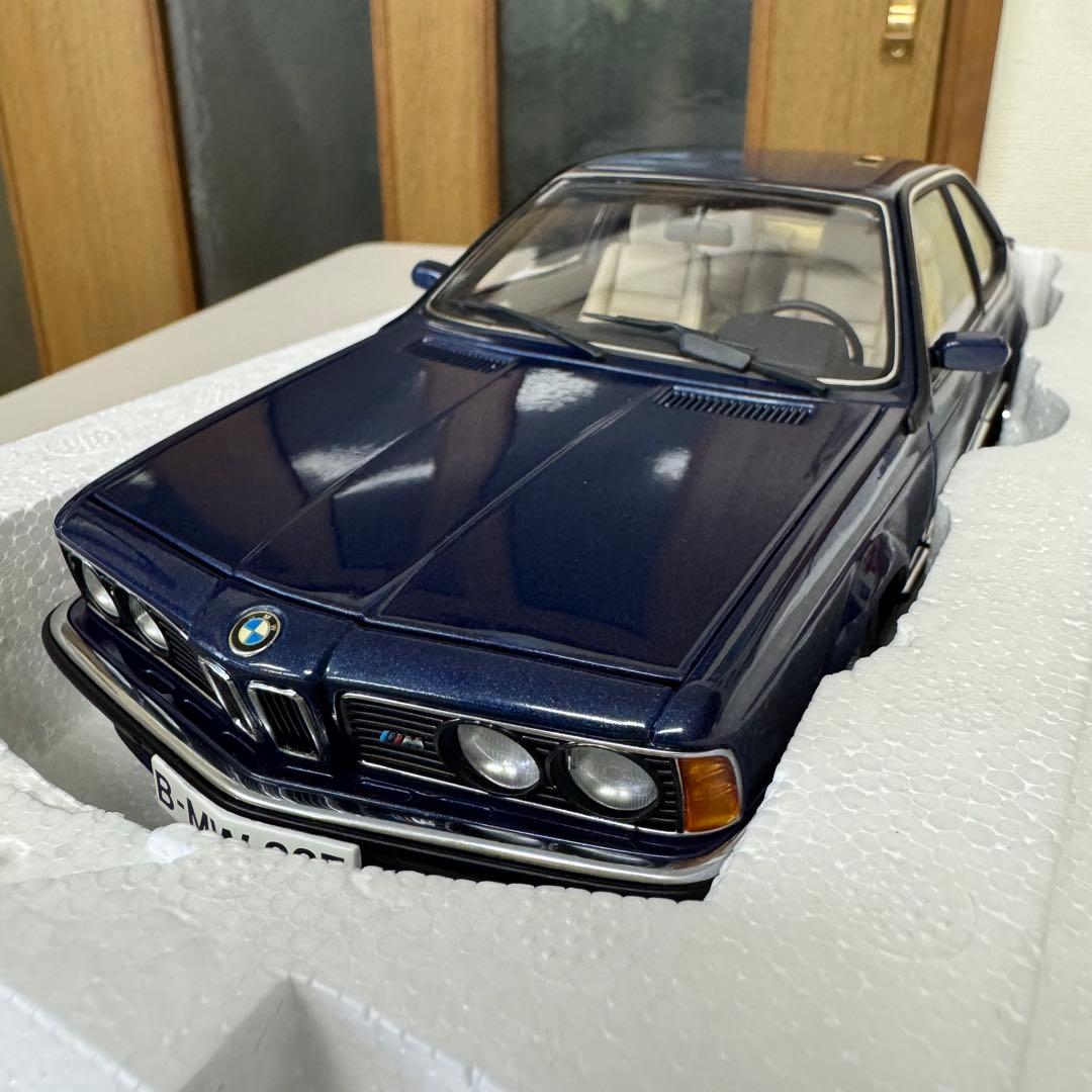 【新品】オートアート BMW M 635 CSi 紺メタ　1/18
