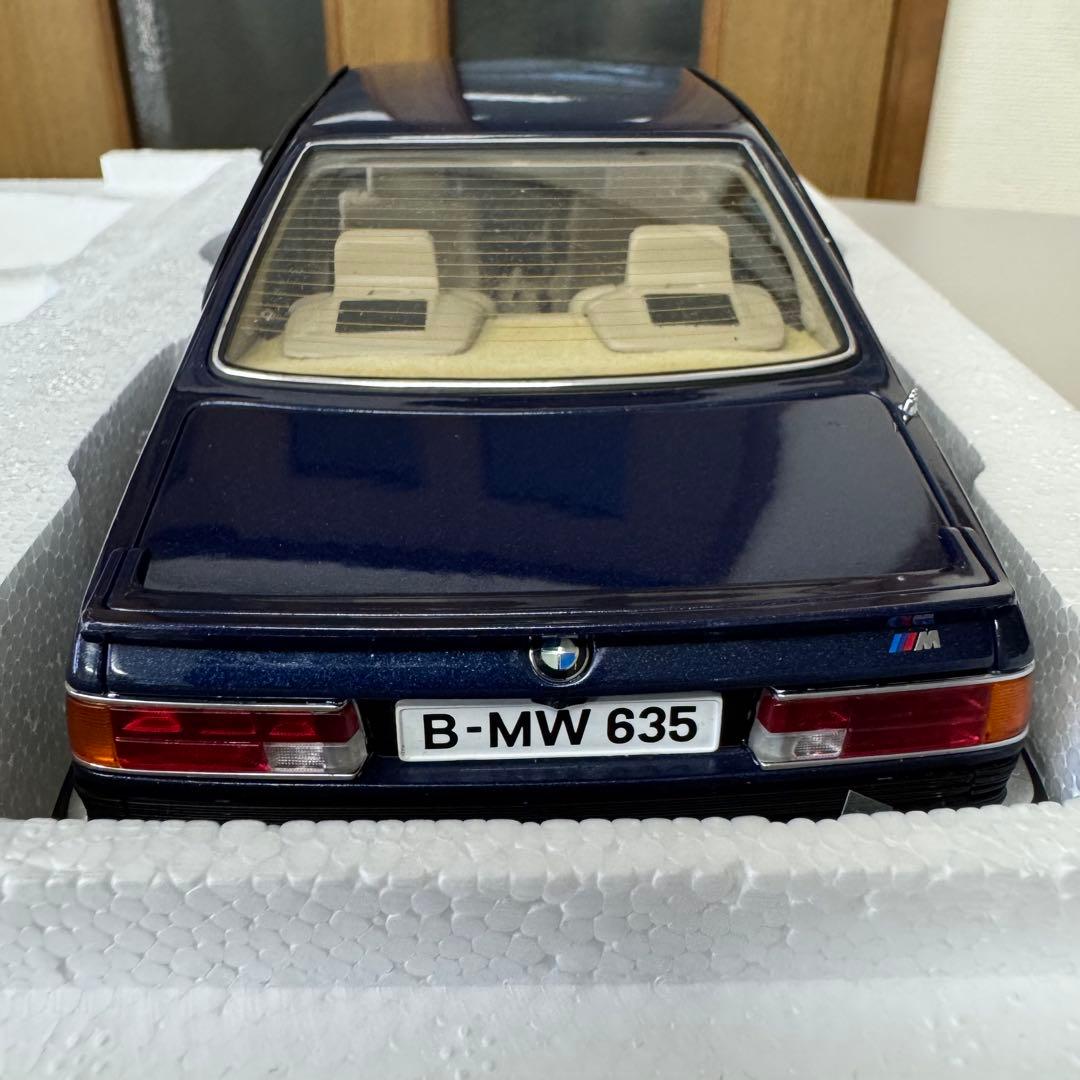 【新品】オートアート BMW M 635 CSi 紺メタ　1/18