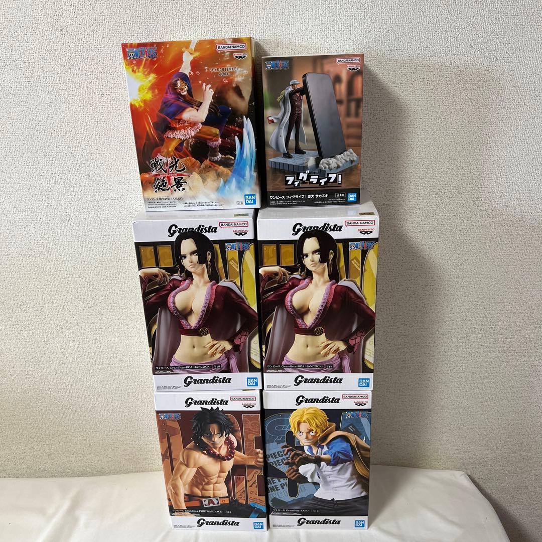 ワンピース フィギュア 6体 まとめ売り - メルカリ